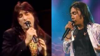 Video thumbnail of "Journey "Open Arms" LIve! Arnel and Steve duet"