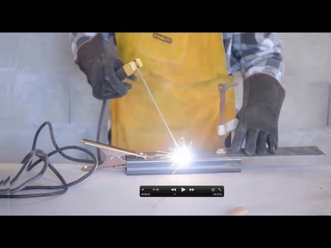 Souder à l'arc - Tuto bricolage avec Robert pour apprendre la soudure à l'arc