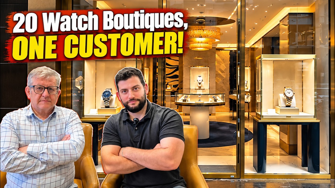 EMPTY BOUTIQUES, BORED SALESPEOPLE, NO BUYERS | What's Wrong With the Luxury Watch Market? - YouTube - Master Watchmaker