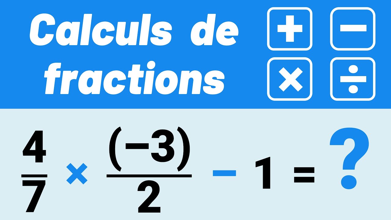 Calculer avec des fractions ? ✅ 3 exemples faciles ! 💪 | Quatrième | Troisième