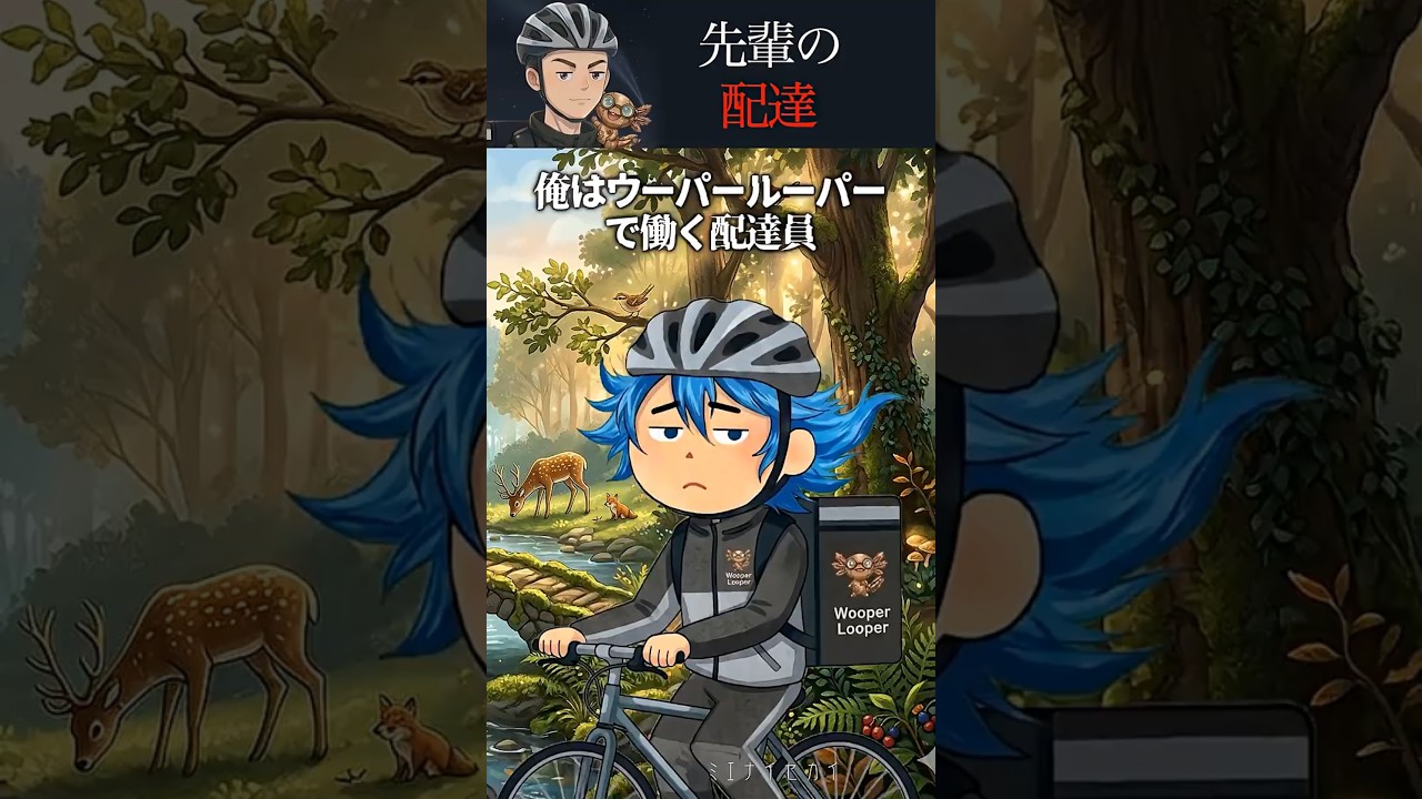 【ウーパールーパー】先輩の配達先は湖の女神