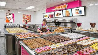 Inside the Dunkin’ Store – How Fresh Donuts Are Made Daily (Full Process)