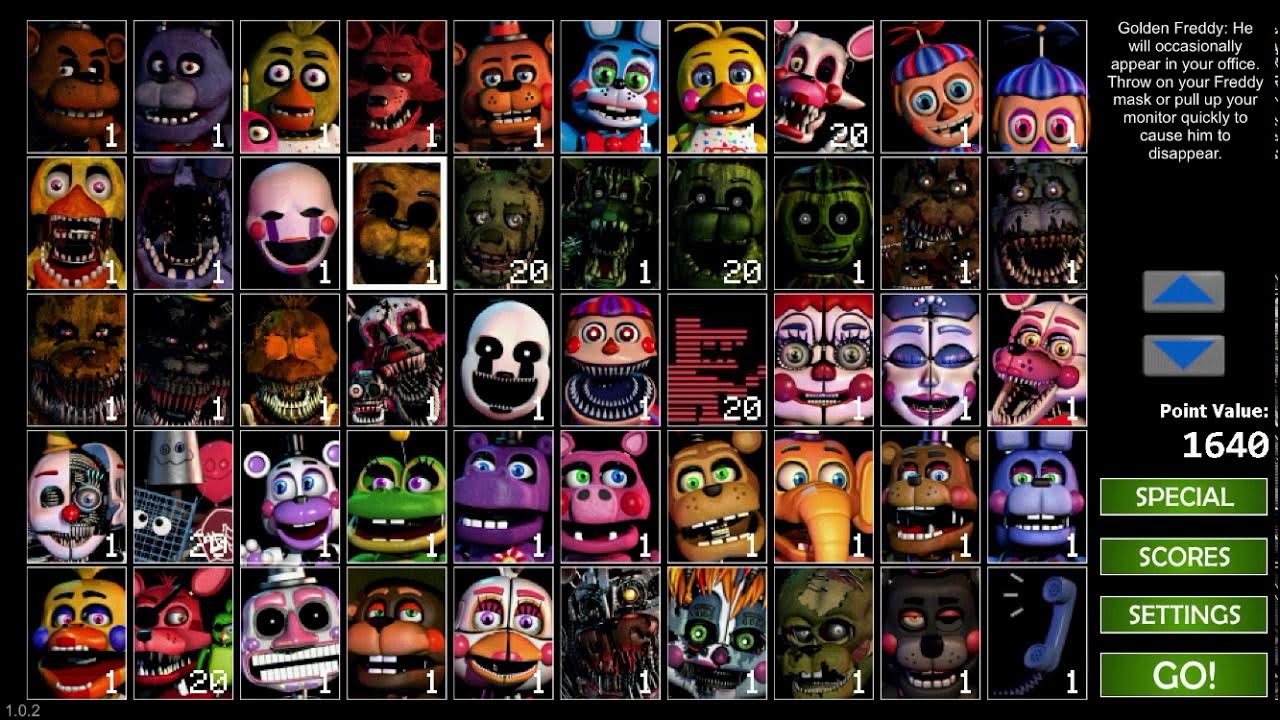 Unlimited custom night FNAF - YouTube