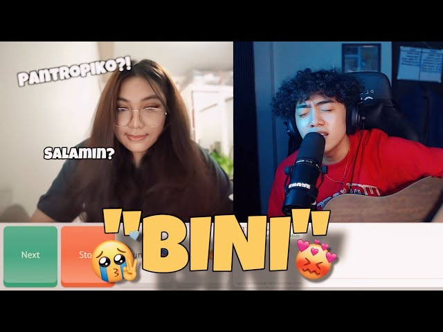 SINGING! TO STRANGERS ON OME/TV | [BEST REACTION] (😘BINI🫶) class=