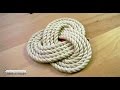 Simple rope mat rope coaster