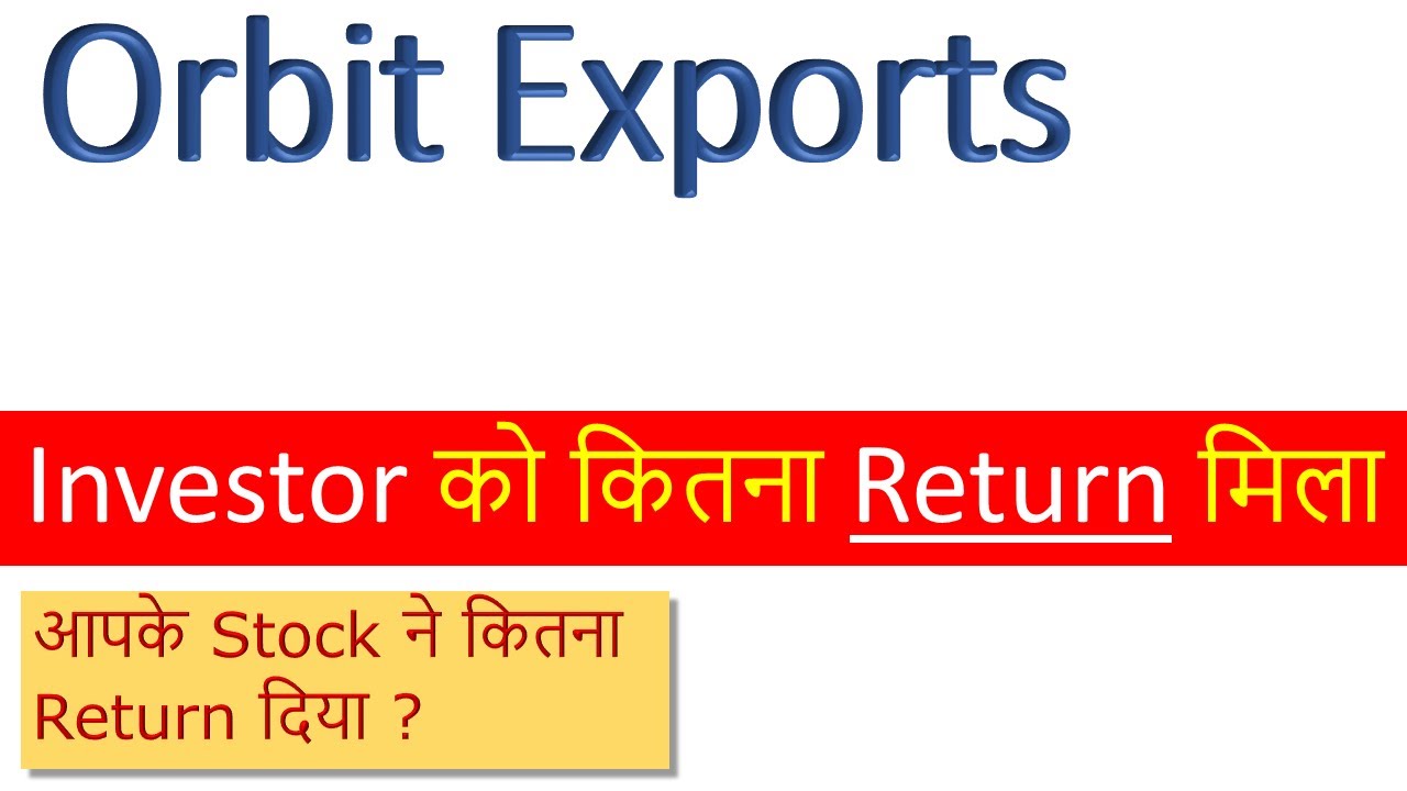 Orbit Exports Share Analysis