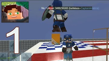 Blockman Go : Blocky Mods Gameplay Walkthrough - Captain America Part 1 (Android,iOS)