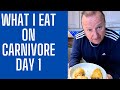 Carnivore my typical day eating day 1