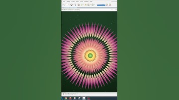 Dahlia Bloom Animation | Java Swing Generative Art #shorts  #coding #javaprogramming #java