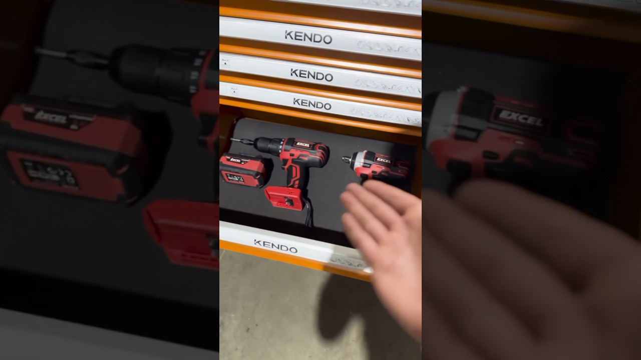 Introducing the Kendo 6 drawer cabinet hand tool set, the ultimate workshop paradise 🧰
