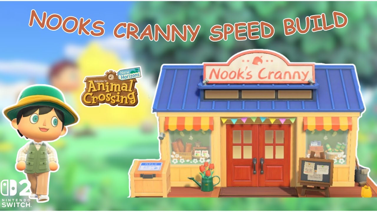 NOOKS CRANNY SPEED BUILD {{ Animal Crossing New Horizons }} - YouTube