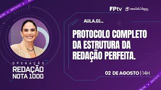 Operao Redao Nota 1000 Com Fernanda Pessoa 1 Dia  Enem U0026 Vestibulares  Cfponline