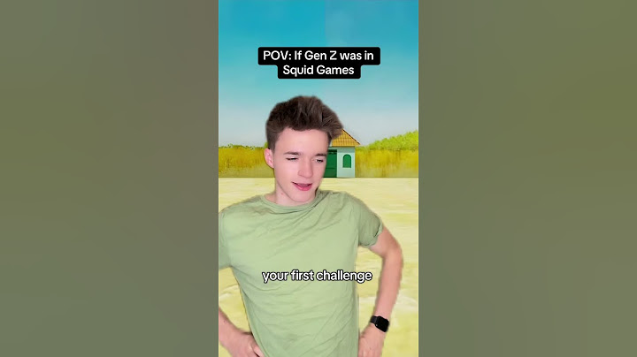 If Gen Z was in Squid Games 😭.