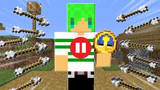 マインクラフト時を止められる世界でサバイバルしたらチートすぎたＷ