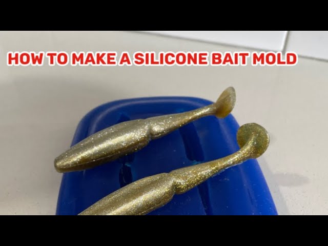 How To Make Silicone Open Pour Fishing Lure (Swim Bait) Molds