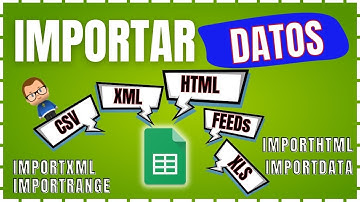 IMPORTAR DATOS Google Sheets - CSV - XML - FEEDs ▶️ CASOS PRÁCTICOS!!✅