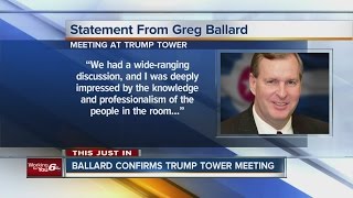 Former Indy Mayor Greg Ballard meets with Trump team