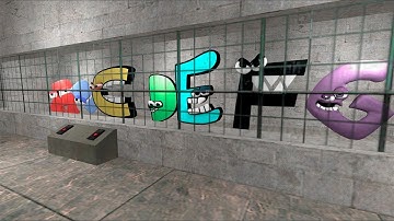 MELTING ALL ALPHABET LORE IN FIRE ON IN A GMOD ! - Garry