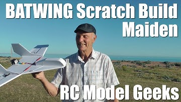 Maiden BatWing Scratch Build foam board flying wing - RC Model Geeks