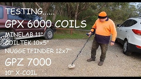 GPX6000 coils depth test vs GPZ7000 x-coil