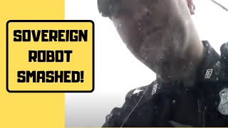 Police Smash Window Of "Moormish" Sovereign Citizen