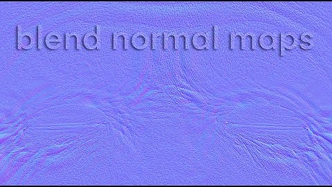 how to blend normal maps from 2 or more different characters for better details (easy)