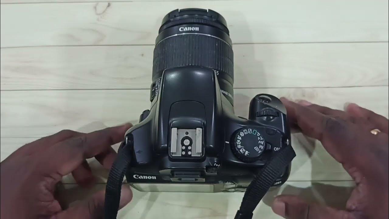 How to Insert Memory Card into Canon EOS 1100D DSLR Camera Replace