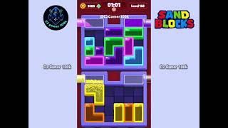 Sand Blocks: Drop Puzzle Level 168 walkthrough gameplay Solution easy 