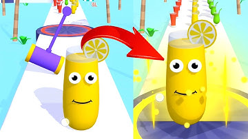 Juice Run Gameplay All Levels iOS,Android Walkthrough BIG UPDATE APK GAME New Levels #01