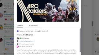 ARC Raiders Release Time Frozen Trail