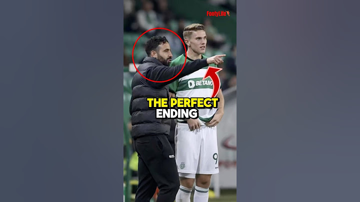 Ruben Amorim and Sporting Lisbon's PERFECT ending #football