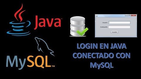 Login en JAVA conectando con  MySQL y validando tipos de usuario al ingresar
