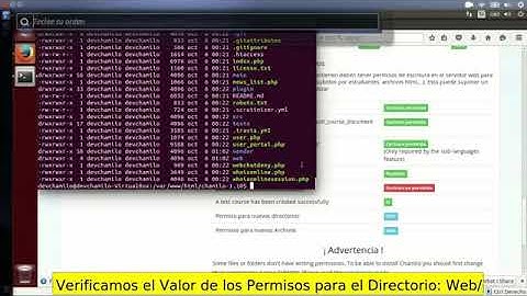 Desarrollo con Chamilo Paso 5 Instalacion de Chamilo 110