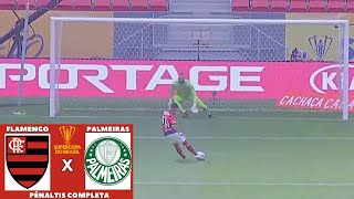 Flamengo x Palmeiras  Disputa de Pênaltis  Final da Supercopa do Brasil  11/04/2021