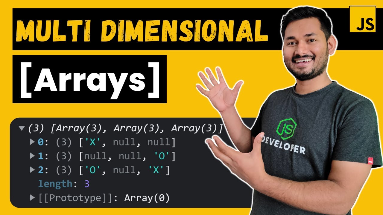 Multidimensional Arrays are Easier Than You Might Think | The Complete JavaScript Course | Ep.22