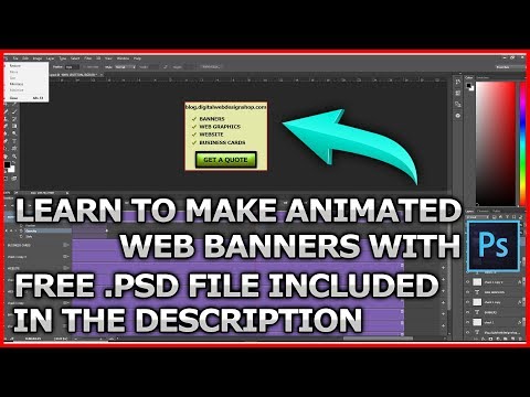 PHOTOSHOP TUTORIALS : Animated Web Banner Design With Photoshop PHOTOSHOP TUTORIALS : Animated Web Banner Design With Photoshop