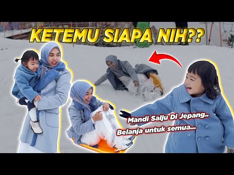 KETEMU SIAPA NIH DI JEPANG?? Mandi Salju..!!