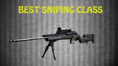 COD GHOSTS: BEST SNIPING CLASS SETUP!!!