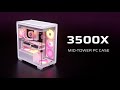 Vídeo: CASE CORSAIR 3500X RS-R ARGB WHITE SIN FUENTE VIDRIO TEMPLADO MID TOWER (PN:CC-9011323-WW)