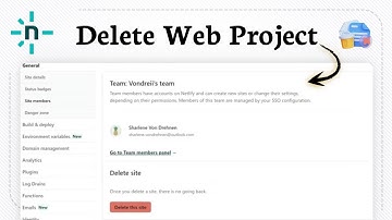 Hoe verwijder ik een Netlify-site (Verwijderen van Dashboard)