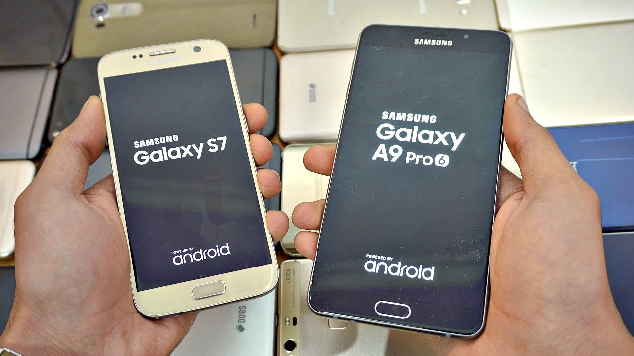 Samsung Galaxy A9 Pro 2016 vs Galaxy S7 Android 7.0 Nougat  Speed Test! 4K  YouTube