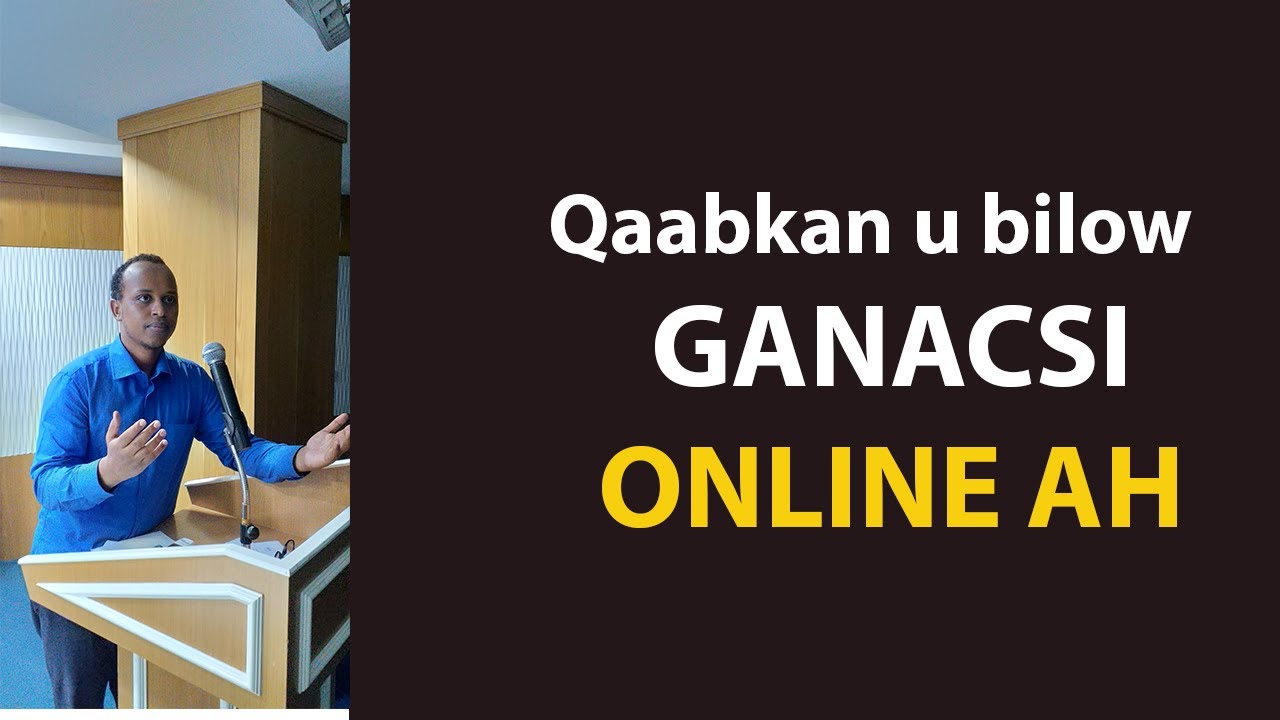 Ganacsiga Onlineka qaabkan u bilow