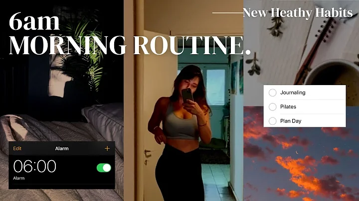 6AM MORNING ROUTINE (2023) | New Healthy Habits & Productive Start to the Day ~Aesthetic~