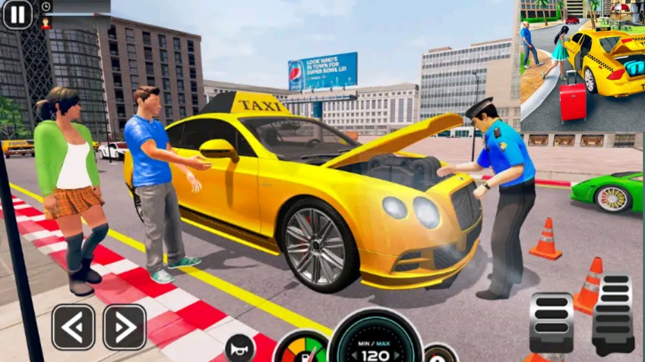Grand Taxi Simulator:Modern Taxi Games 2021-Android Gameplay-
