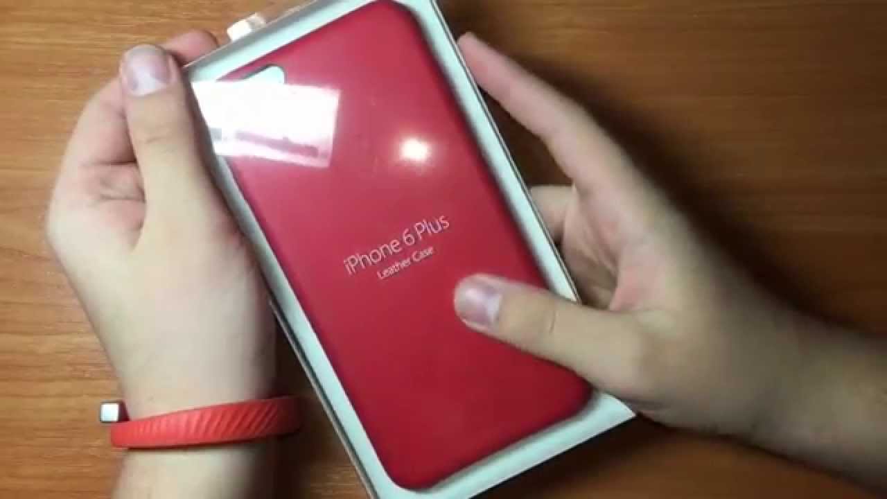 Распаковка Leather Case для iPhone 6 plus