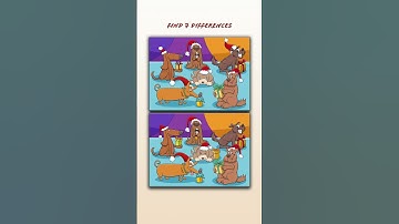 Find 7 Differences!!! Merry Christmas!!! #shortvideo #shorts #challenge #game #fun