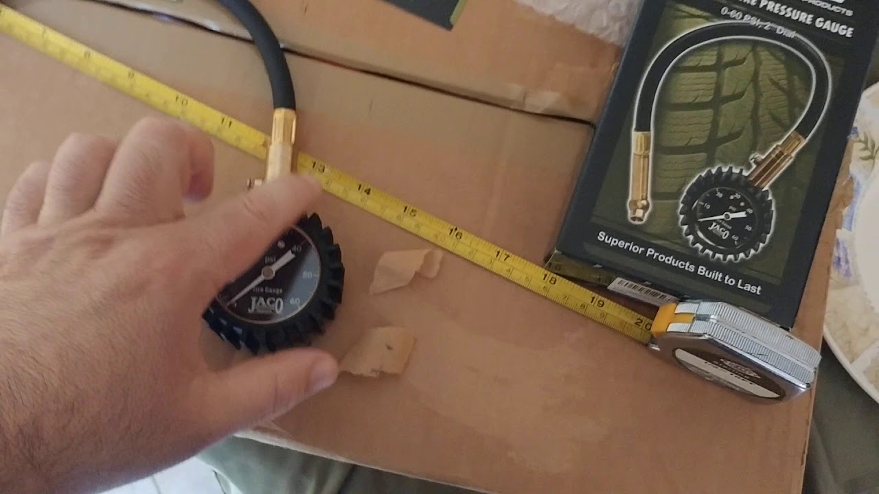 164. psi Tire Pressure Gauge JACO ElitePro Tire Pressure Gauge 60 Elite