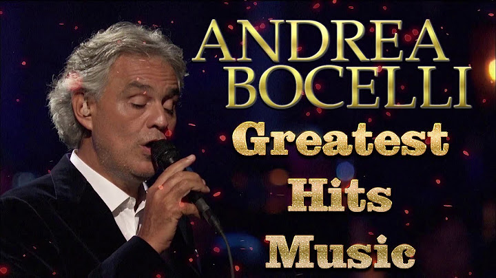 Andrea Bocelli Greatest Hits 2020 - Best Songs Of Andrea Bocelli Cover   Andrea Bocelli 2020