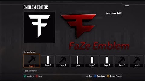 Black Ops 2 - FaZe Clan Emblem Tutorial (Best)