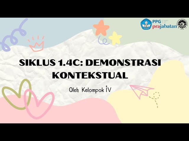 Demonstrasi Kontekstual Siklus 1.4C oleh Kelompok IV class=